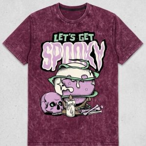 spooky vibes washed oversized graphic tee