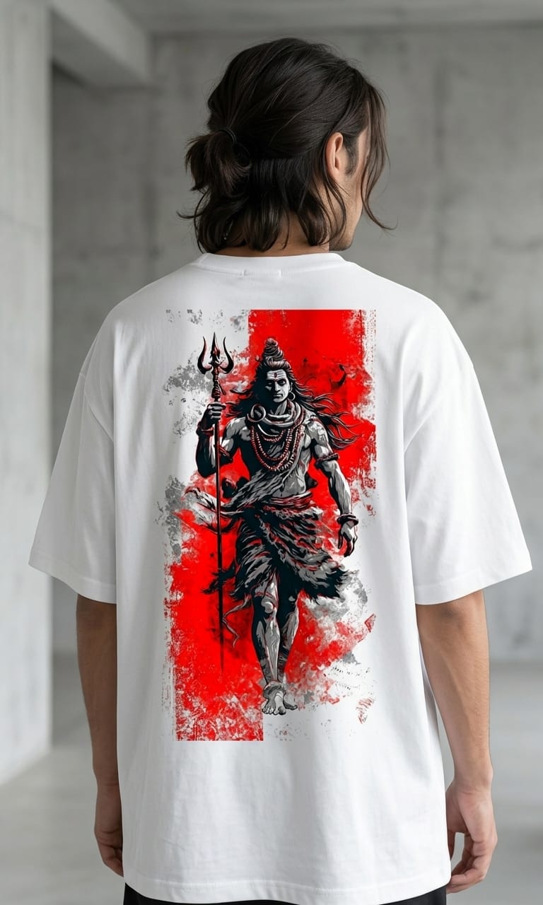 "rudra essence" oversized premium tee. "rudra essence" oversized premium tee.