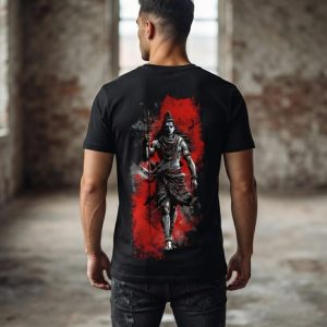 Home lord shiva artistic graphic t shirt